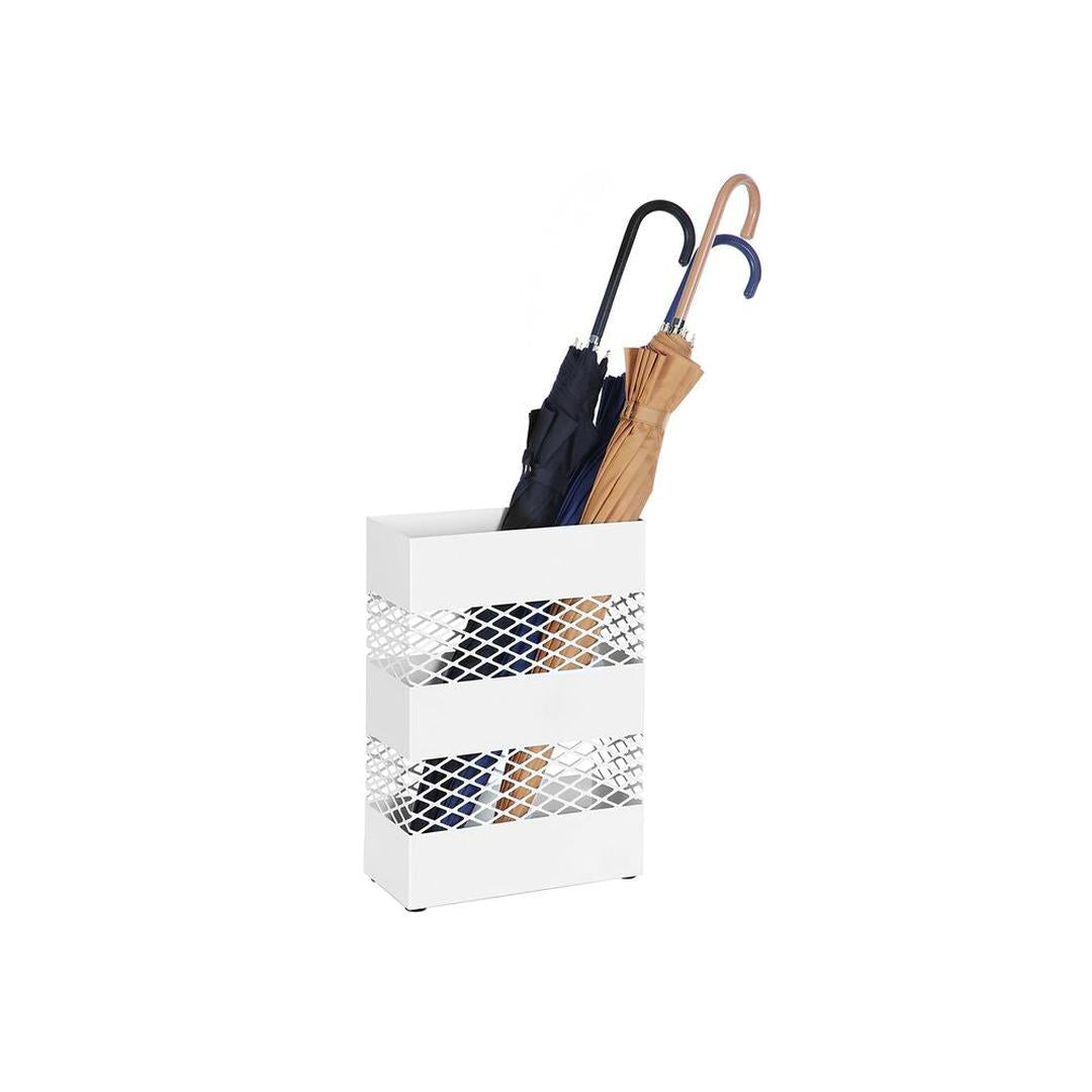 Paraplystativ med 4 Kroge – Metal Paraplyholder med Drypbakke i Antracit
