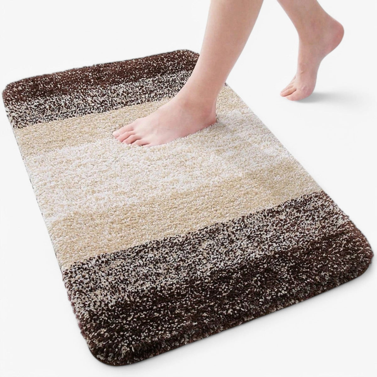 Superabsorberende bademåtte i mikrofiber til badeværelset – billede 5