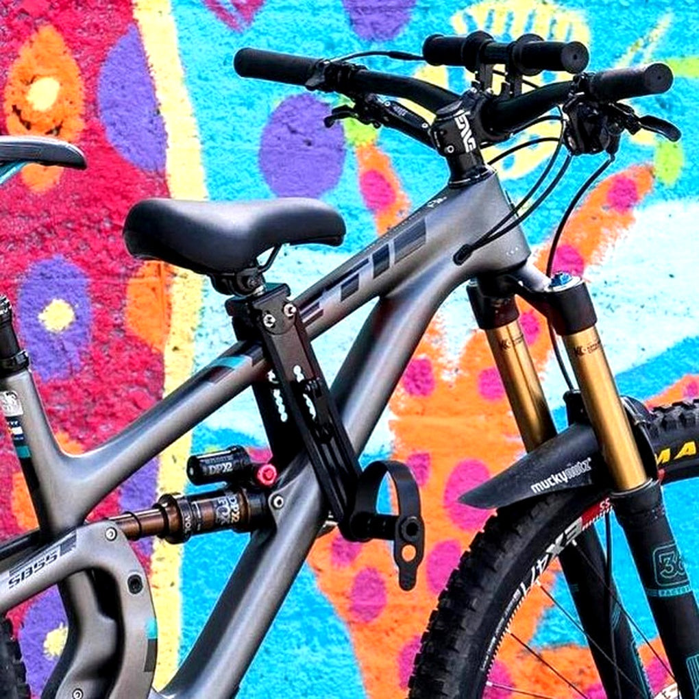 CYKELTRIN cykelbarnestol med barnestyr – billede 8