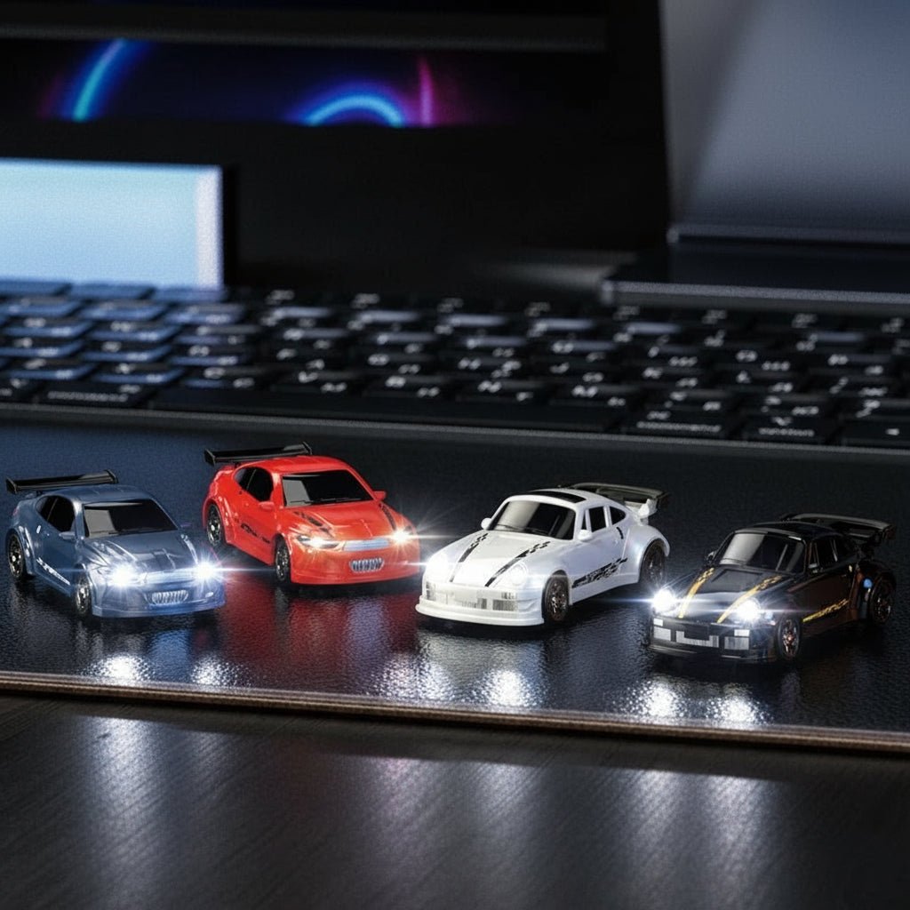 DRIFTHOLM driftbil med fjernbetjening og USB-ladekabel