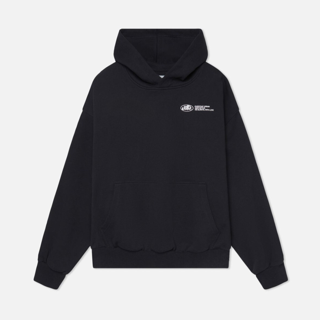 Oversize hoodie til damer med markant rygtryk – billede 6