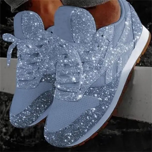 GLIMMERSTI sneakers til damer med glimmer – billede 3