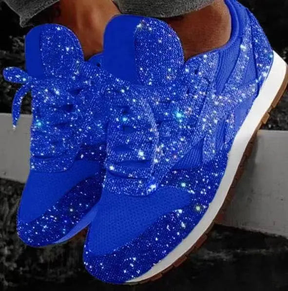 GLIMMERSTI sneakers til damer med glimmer – billede 5