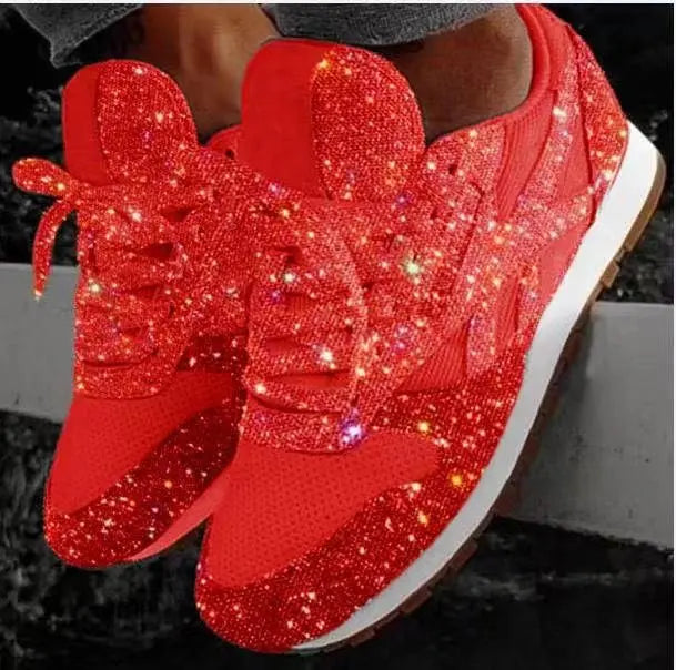 GLIMMERSTI sneakers til damer med glimmer – billede 6