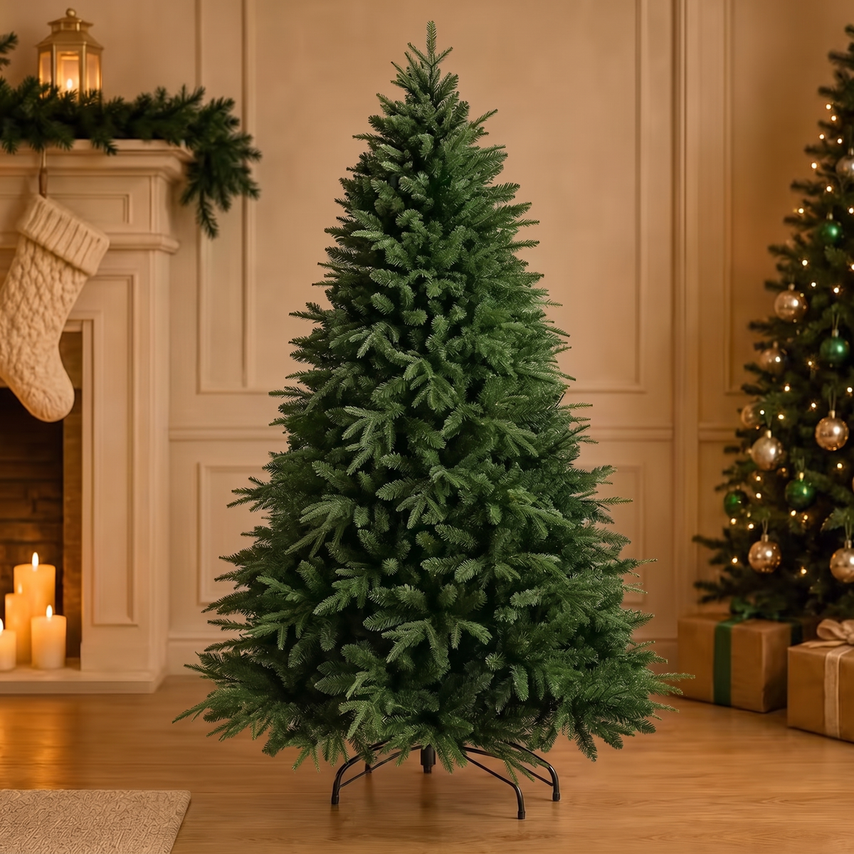 Kunstigt juletræ i blandet PE og PVC – billede 7