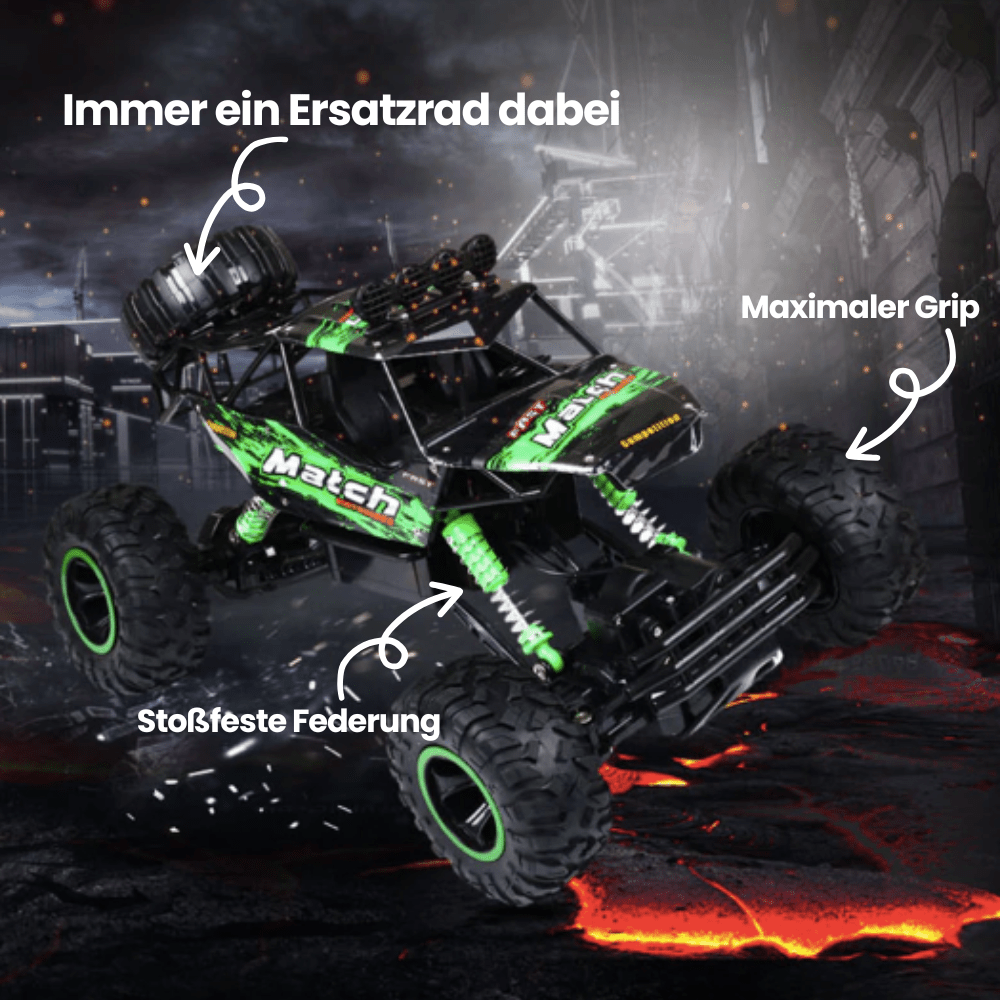 Robust fjernstyret monstertruck med firehjulstræk – billede 4