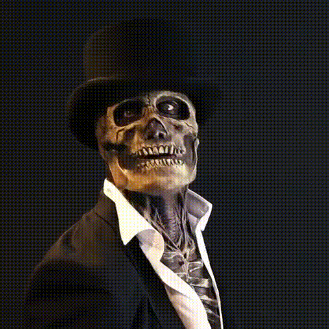 GYSMASKE skeletmaske til halloween – billede 4