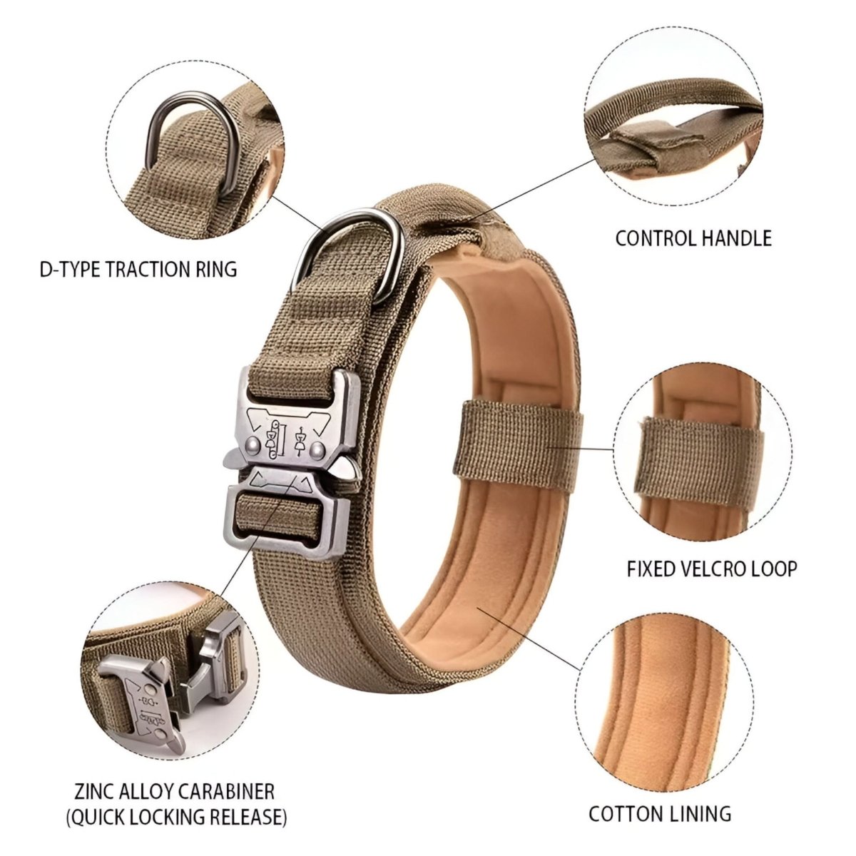 HALSGREB robust hundehalsbånd i nylon – billede 6