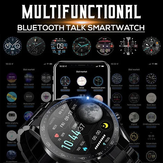 Smartwatch med blodsukkerkontrol uden prik, NFC og Bluetooth-opkald – billede 7