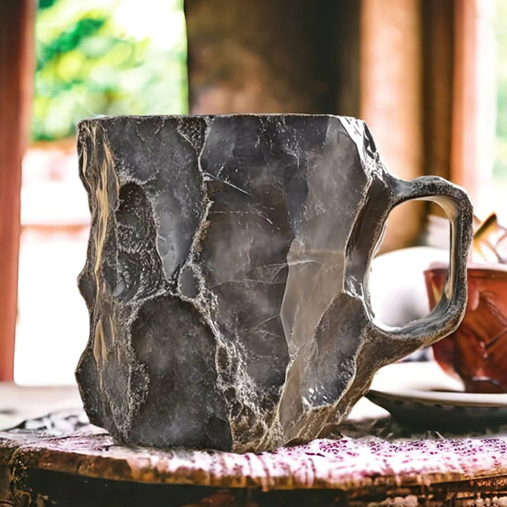 KRYSTALKRUS håndlavet kaffekrus i mineralkrystal – billede 5