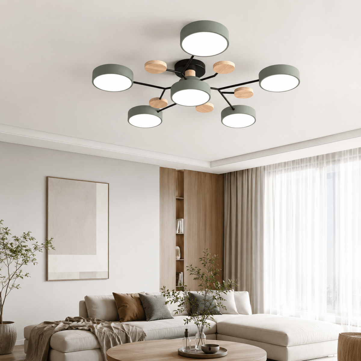 LOFTKRANS rund LED-loftlampe – billede 7