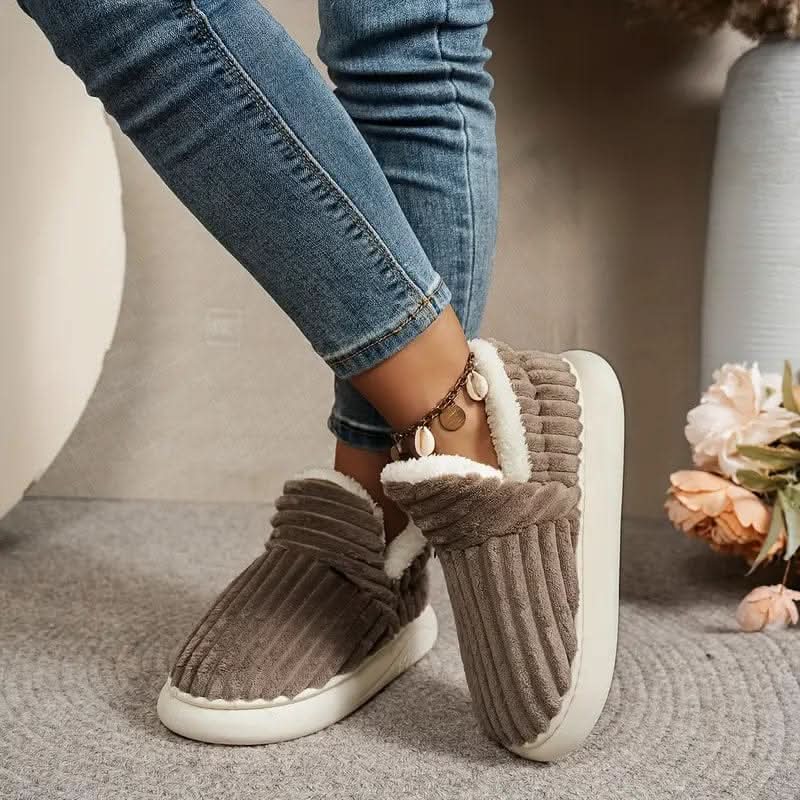 LUNSTED termo-hjemmesko i mikrofiber med varmt plysfoer – billede 5