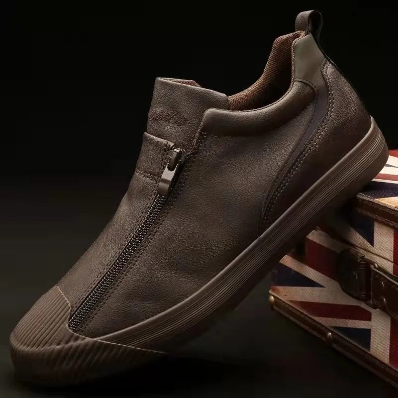 LYNSKRIDT herresneakers med lynlås – billede 4
