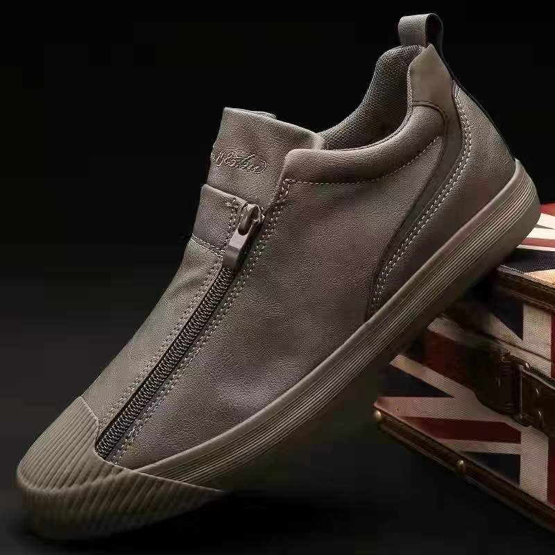 LYNSKRIDT herresneakers med lynlås – billede 7