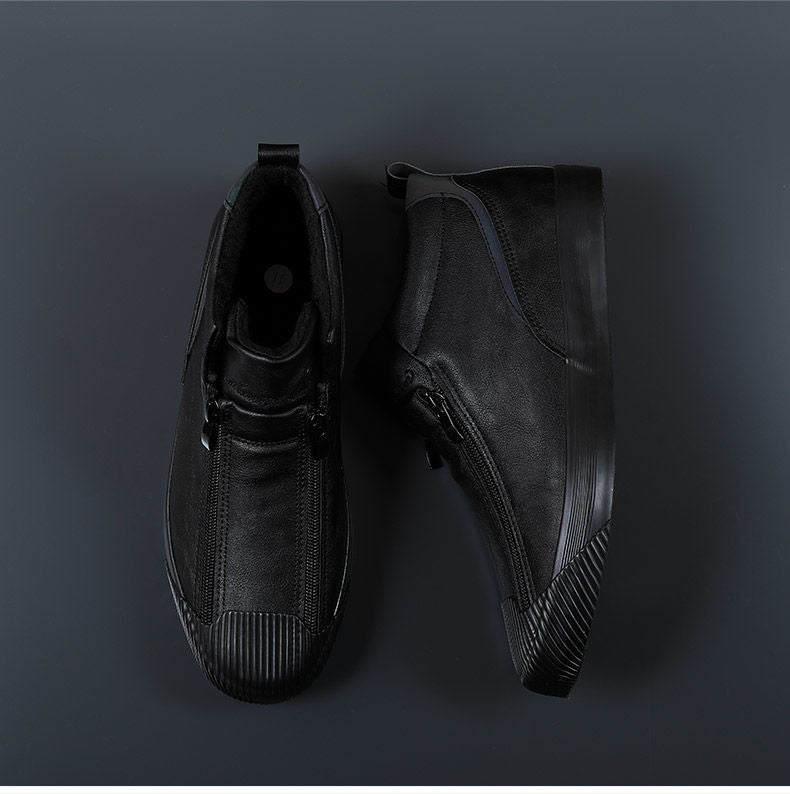 LYNSKRIDT herresneakers med lynlås – billede 9