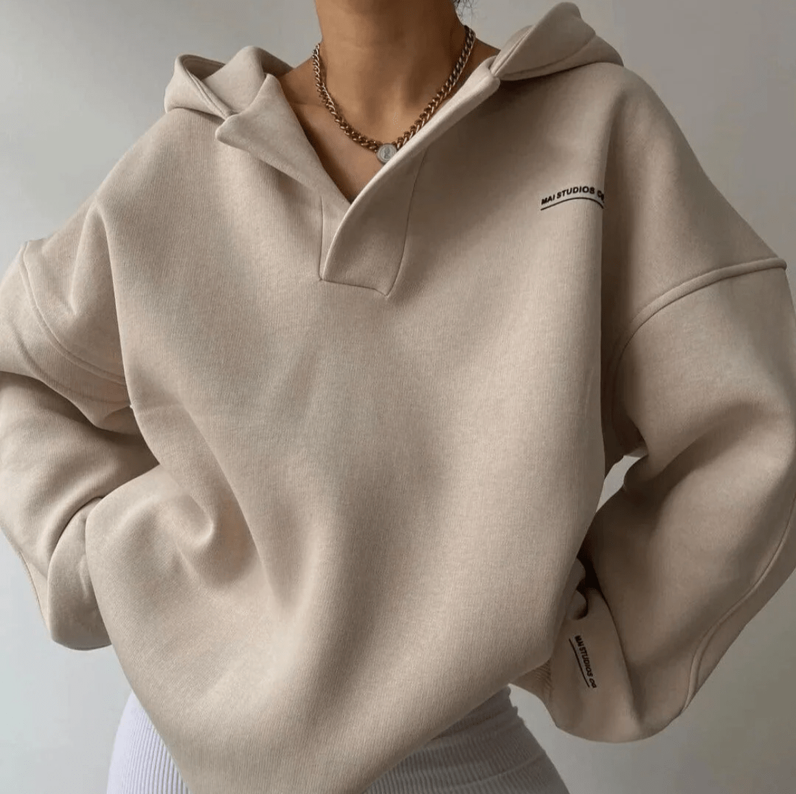 MØLLEVANG oversized hoodie til damer – billede 6