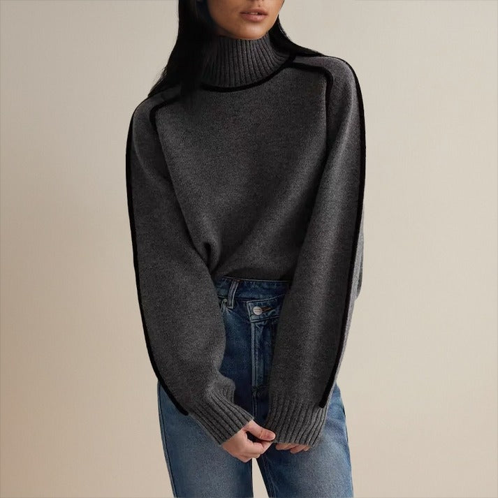 NORDKRAVE sweater med rullekrave – billede 4