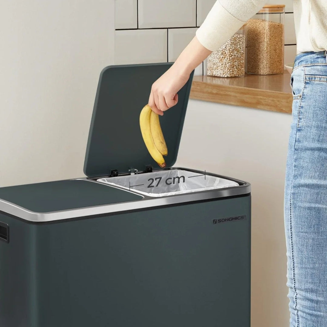 Affaldsspand i rustfrit stål med pedal – produktvisning 8 | Noreva Home