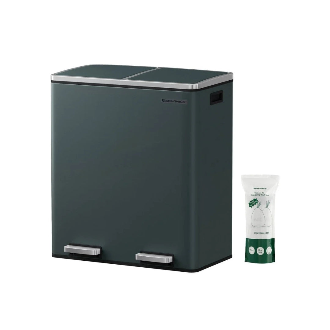 Affaldsspand i rustfrit stål med pedal – produktvisning 9 | Noreva Home