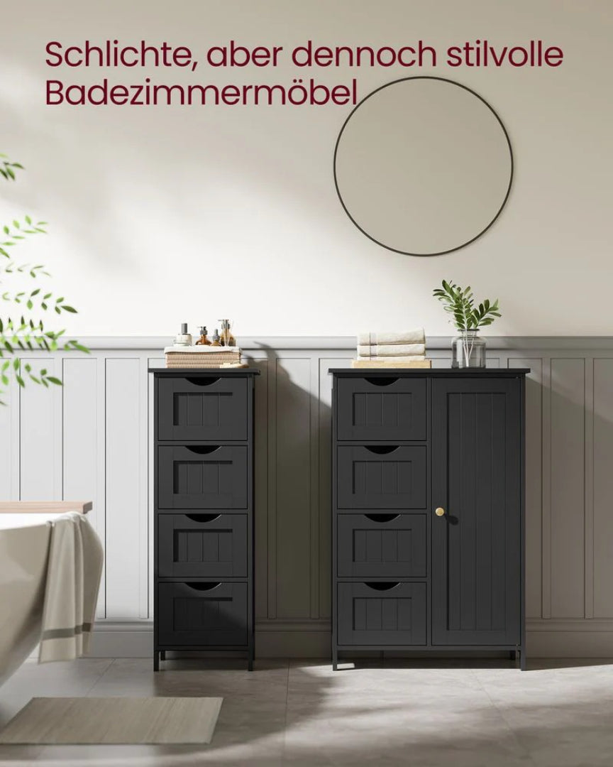 Badeværelsesskab med låge og skuffer – produktvisning 17 | Noreva Home