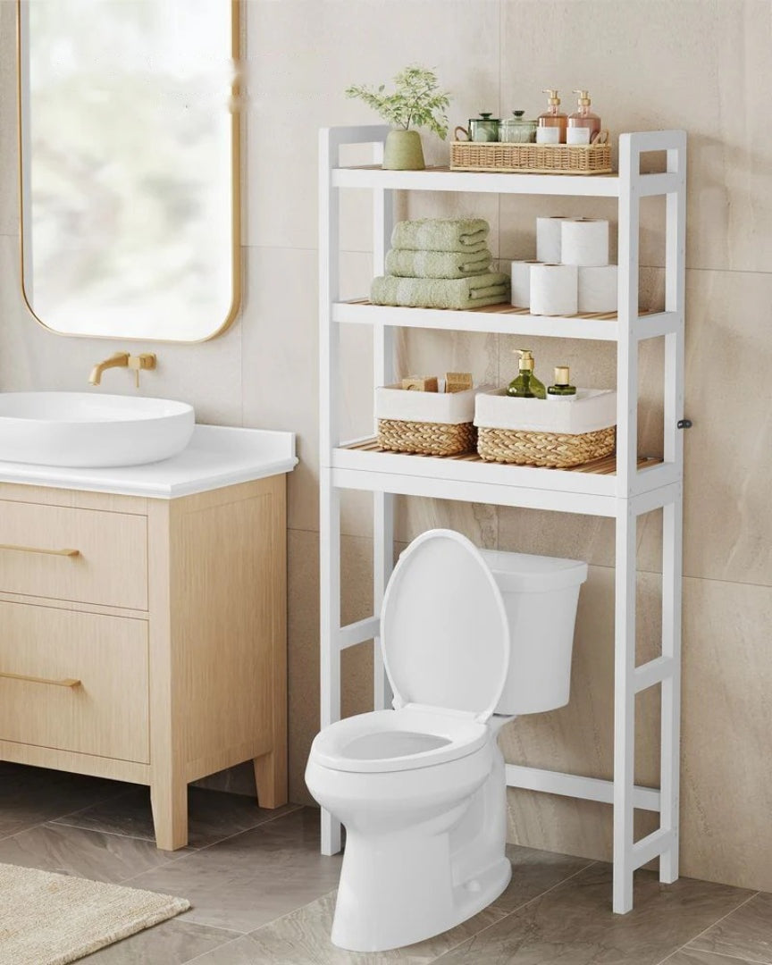 Bambusreol til over toilettet, 3 eller 4 niveauer, produktvisning 9 | Noreva Home