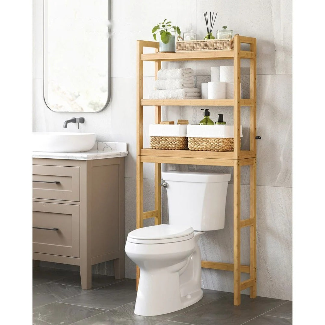 Bambusreol til over toilettet, 3 eller 4 niveauer, produktvisning 15 | Noreva Home