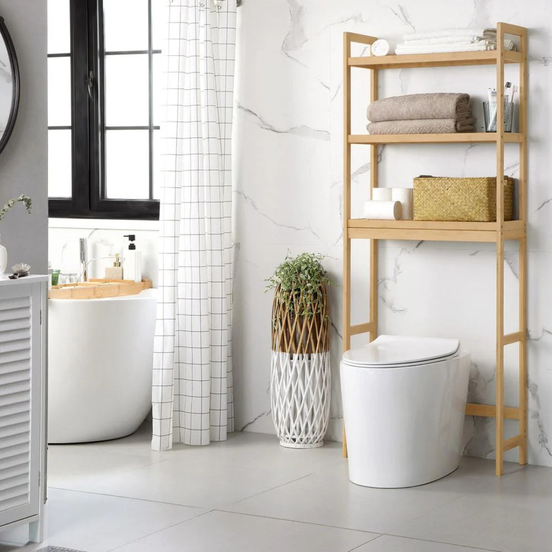 Bambusreol til over toilettet, 3 eller 4 niveauer, produktvisning 16 | Noreva Home