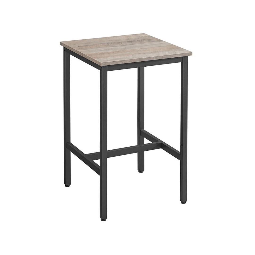 Barbord med stålstel – kvadratisk bord i industriel stil – produktvisning 1 | Noreva Home