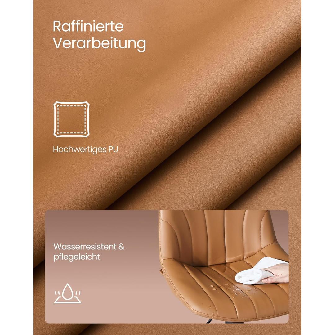 Barkrukke sæt med 2 stk – højdejusterbare og 360° drejelige – produktvisning 5 | Noreva Home