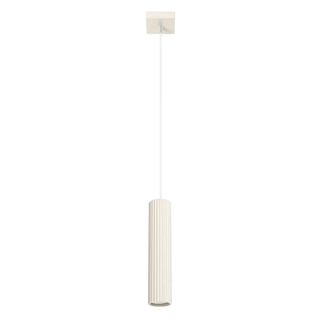 Beige Pendellampe KARBON med 1 Lyskilde – Loftlampe til Spisestue – produktvisning 1 | Noreva Home