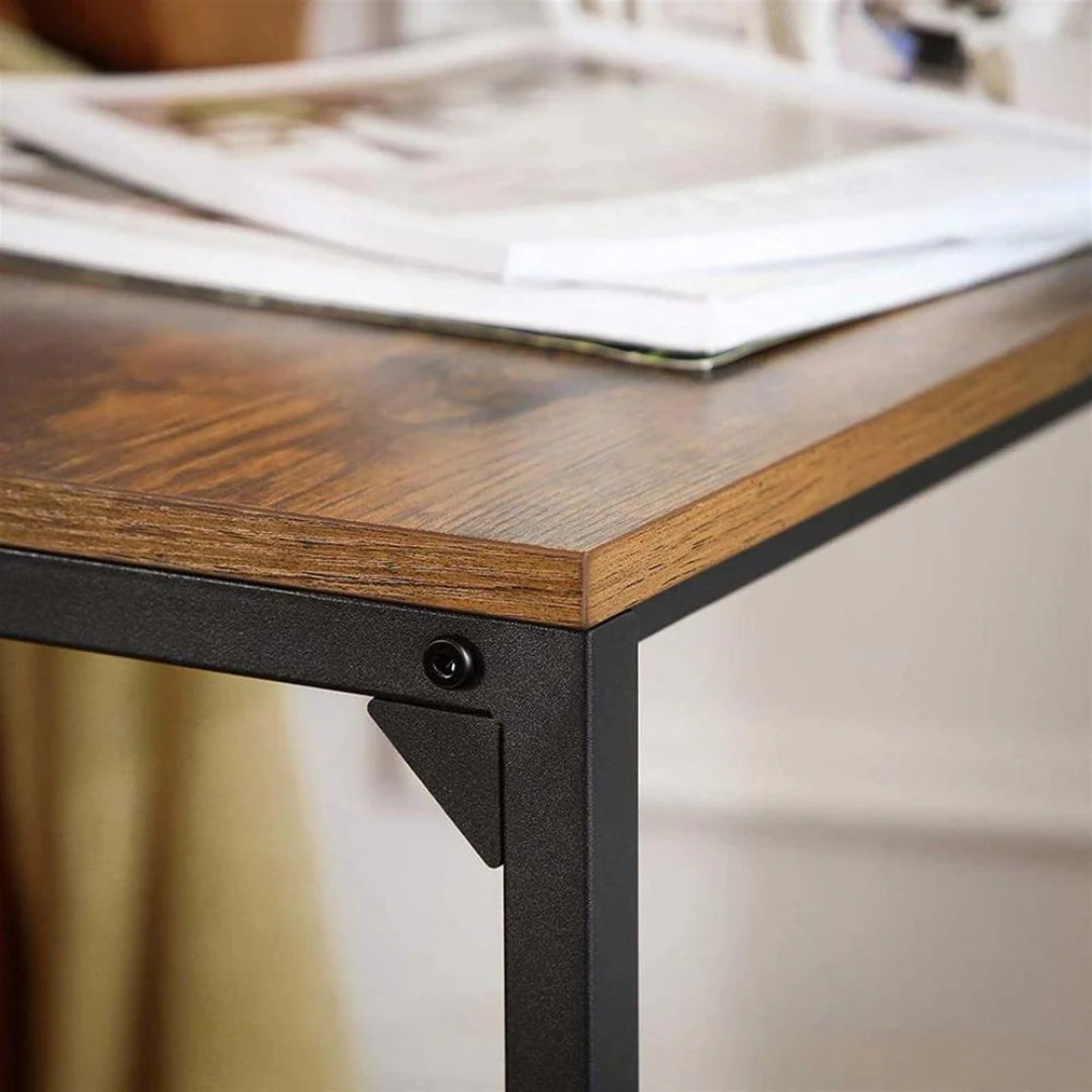 C-formet sidebord til sofa og seng med stålstel, produktvisning 6 | Noreva Home