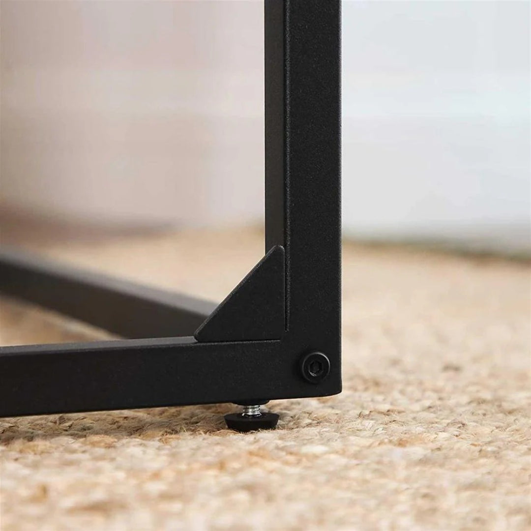 C-formet sidebord til sofa og seng med stålstel, produktvisning 8 | Noreva Home