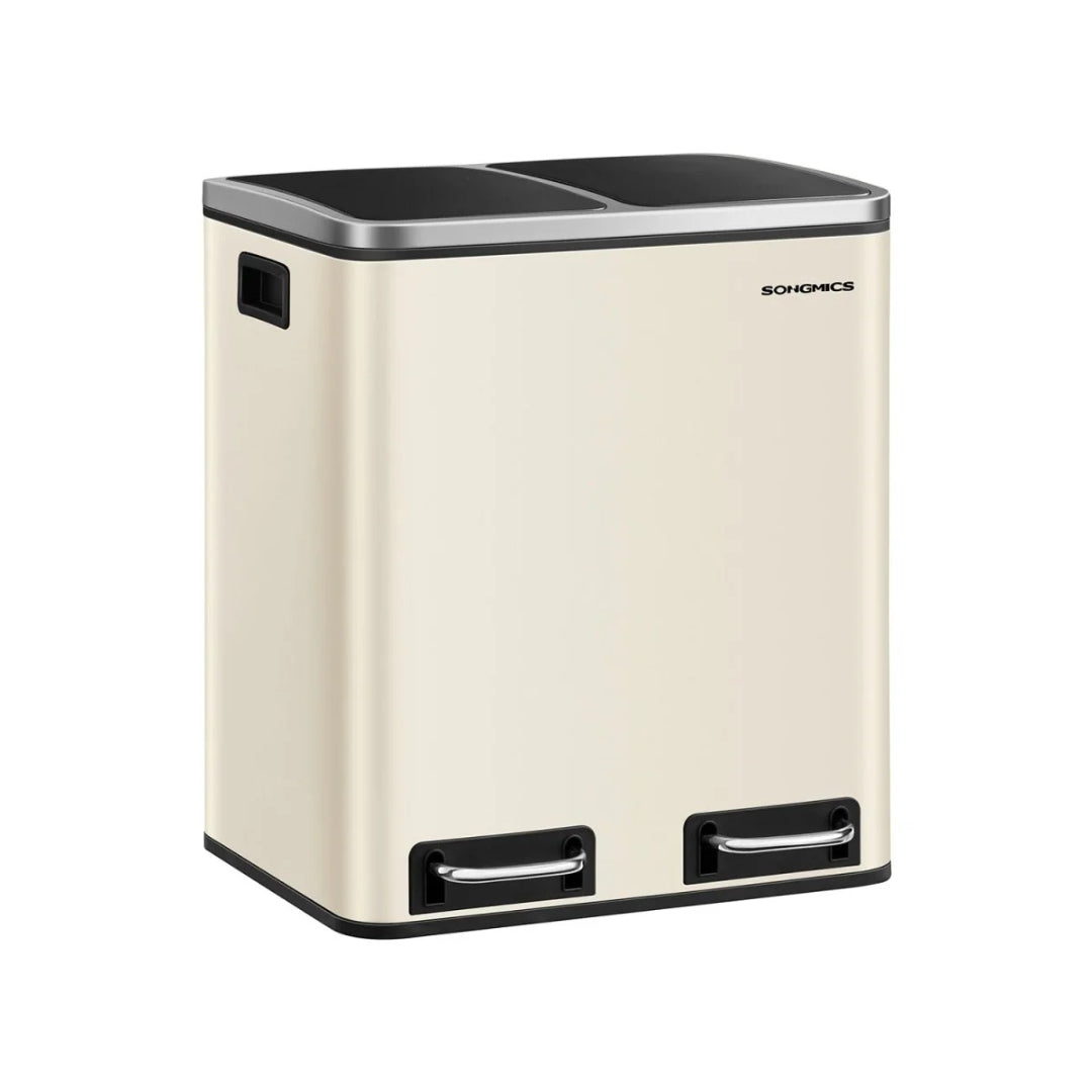 Dobbelt pedalspand 30L med to rum – produktvisning 2 | Noreva Home