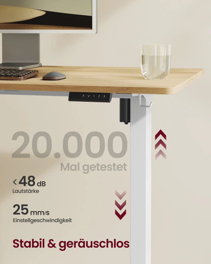 Elektrisk højdejusterbart skrivebordsstel med hukommelse – produktvisning 6 | Noreva Home