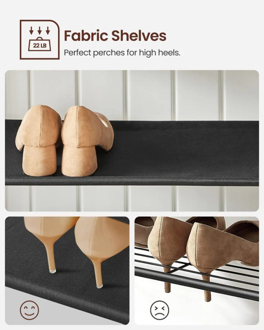 Entrégarderobe med bænk, 9 knager og skoopbevaring, produktvisning 7 | Noreva Home
