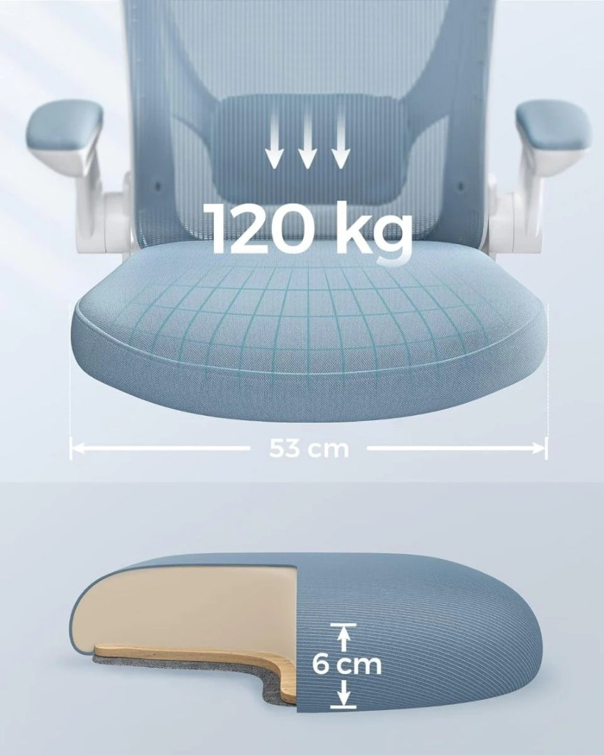 Ergonomisk kontorstol med justerbare armlæn og mesh-ryg – produktvisning 8 | Noreva Home