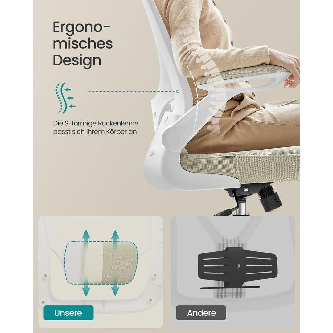 Ergonomisk kontorstol med nakkestøtte og justerbar ryglæn – produktvisning 6 | Noreva Home
