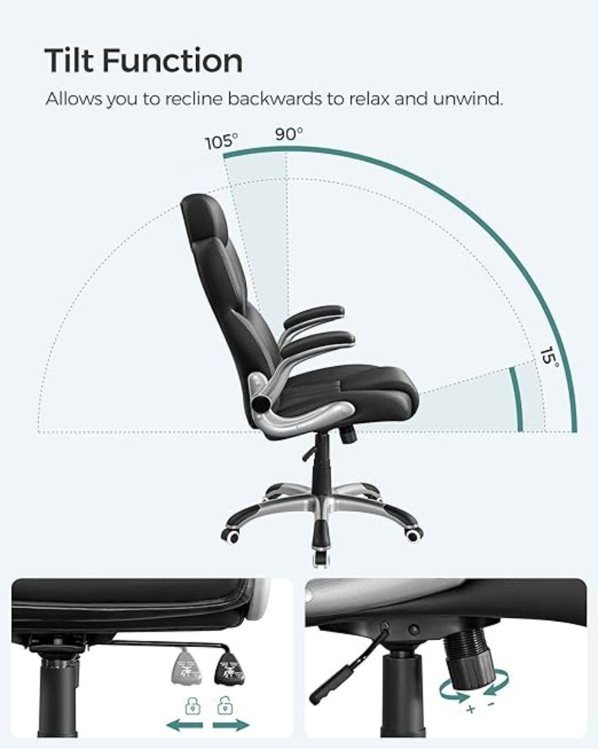 Ergonomisk kontorstol med nakkestøtte og tilbagelæn – produktvisning 3 | Noreva Home