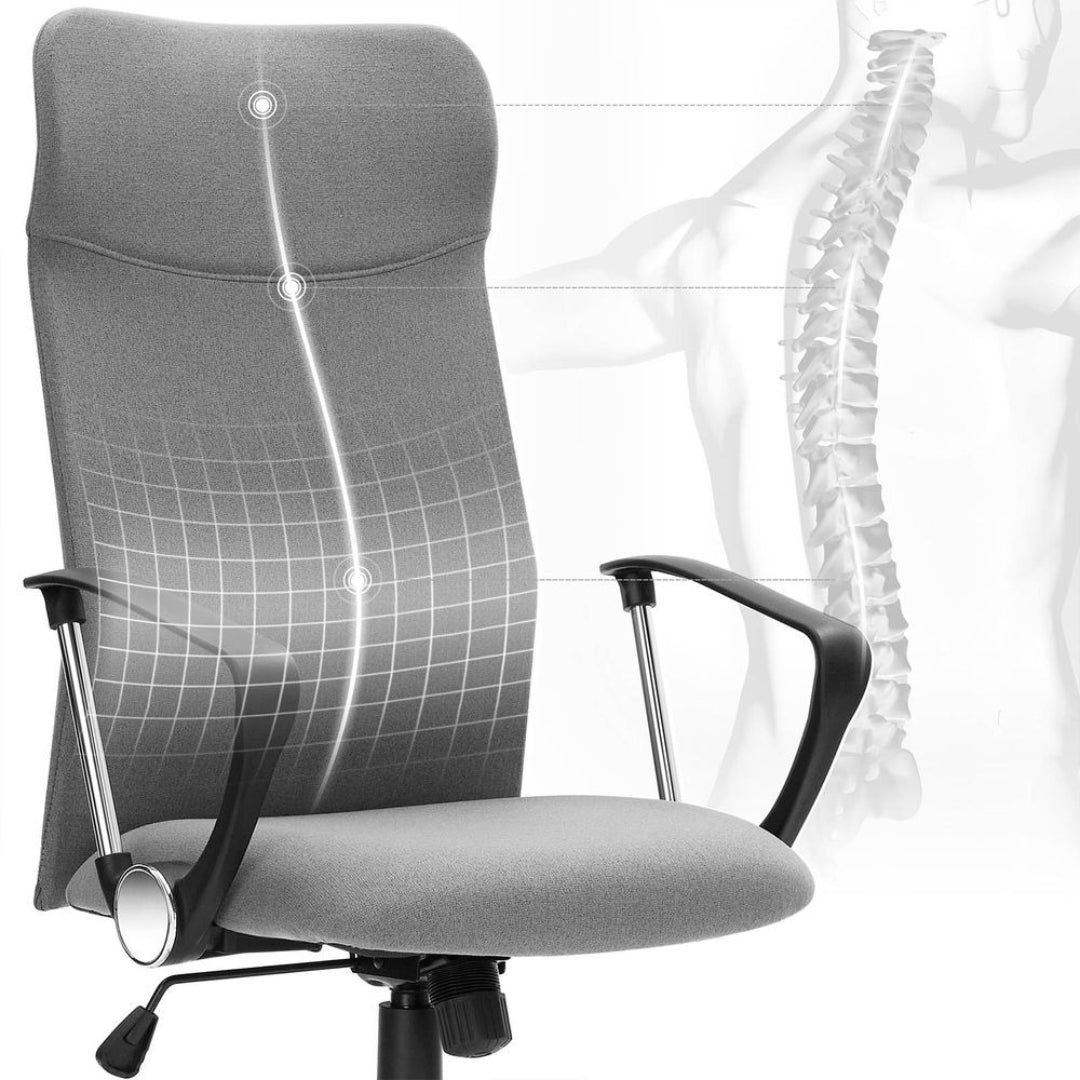 Ergonomisk kontorstol med stofbetræk – produktvisning 8 | Noreva Home