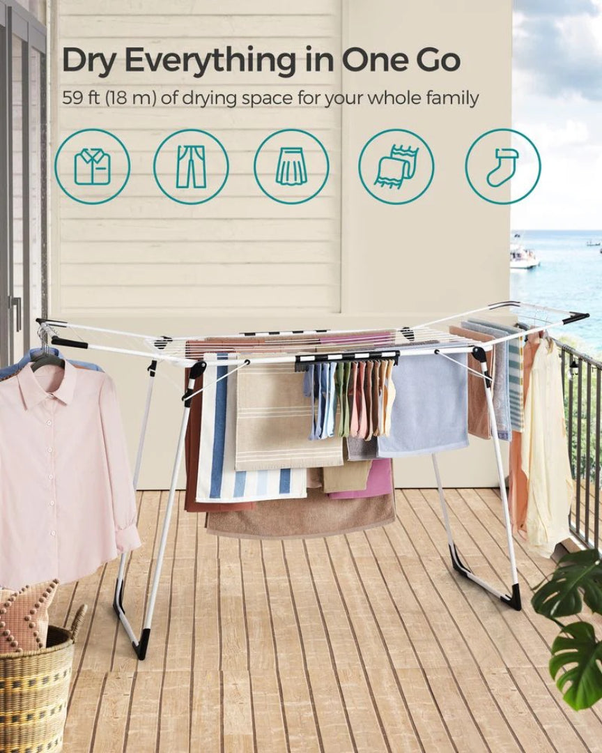 Foldbart tørrestativ med 59 ft tørreplads, produktvisning 4 | Noreva Home