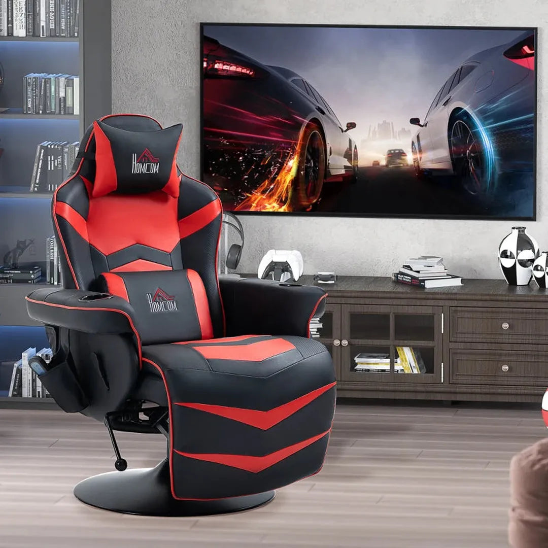Gamingstol med massagefunktion – justerbar ryglæn – produktvisning 9 | Noreva Home