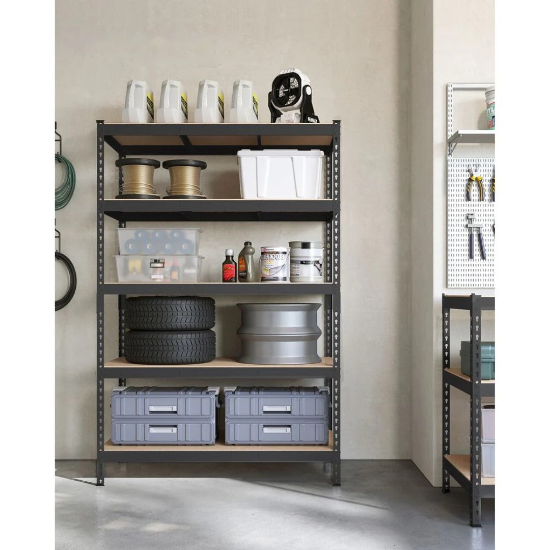 Garagereol med 5 justerbare niveauer, stålstel og MDF, produktvisning 19 | Noreva Home