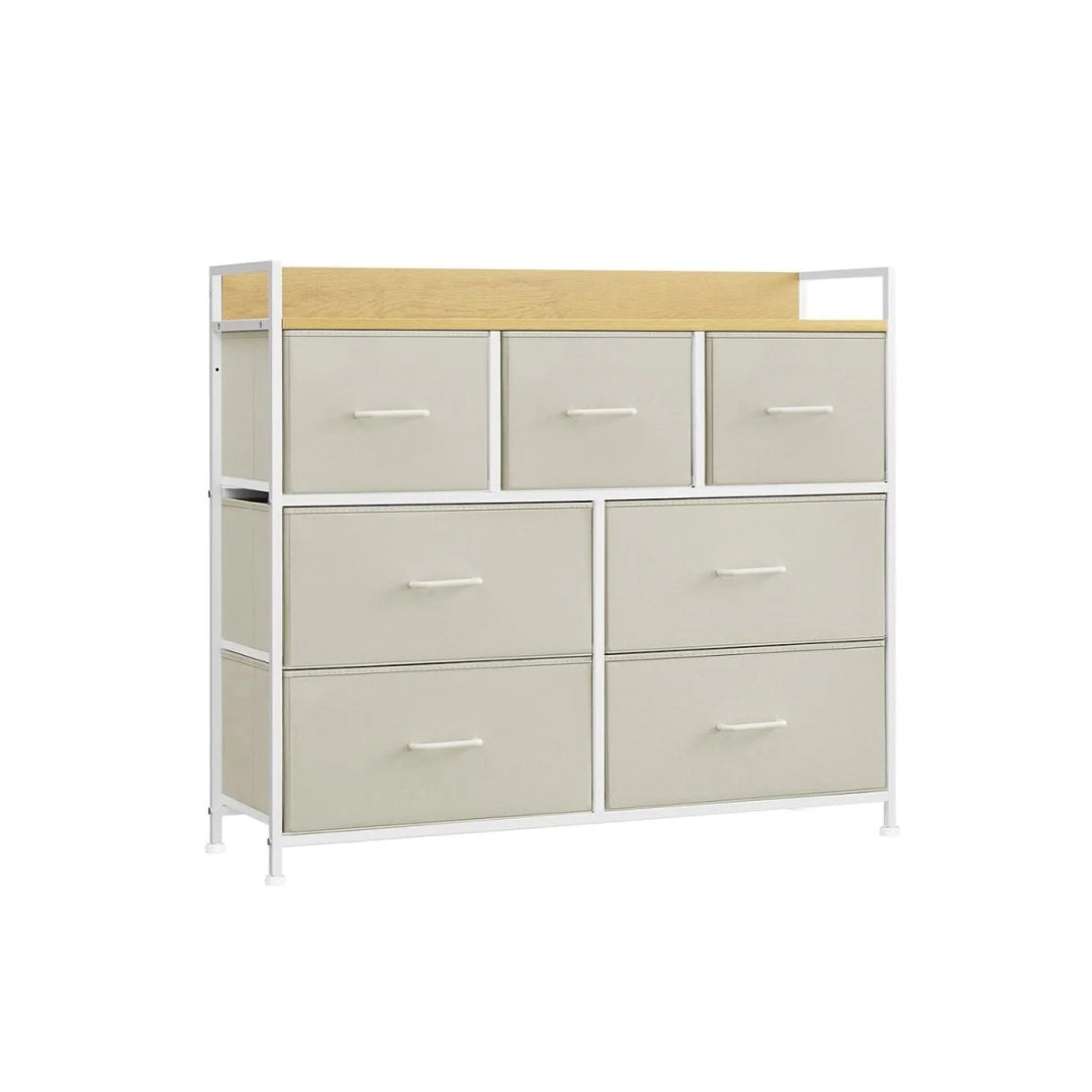 Industriel kommode med 7 stofskuffer – produktvisning 14 | Noreva Home
