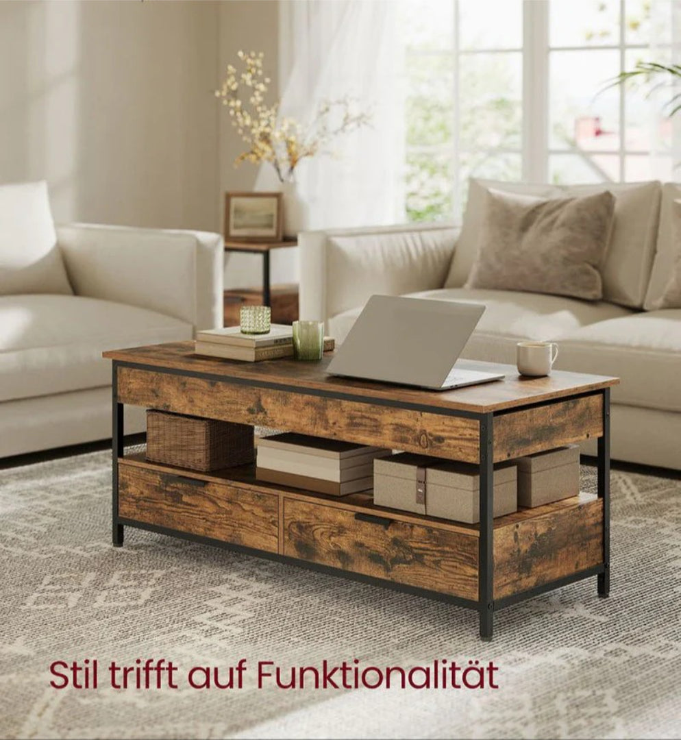 Industrielt sofabord med løftelåg – produktvisning 3 | Noreva Home