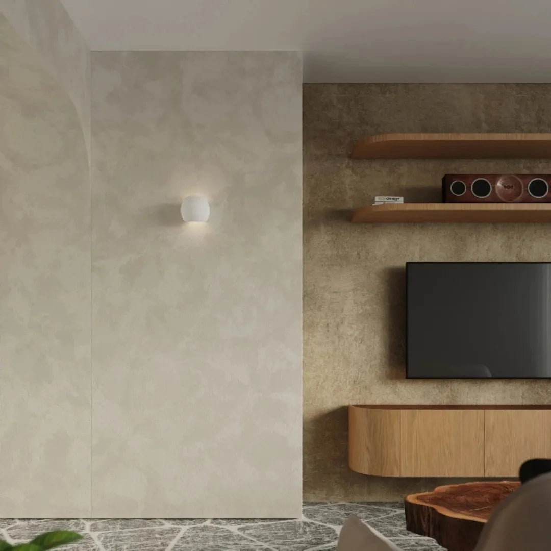 Keramisk Væglampe GLOBE – Moderne Rund Væglampe til Stue – produktvisning 3 | Noreva Home