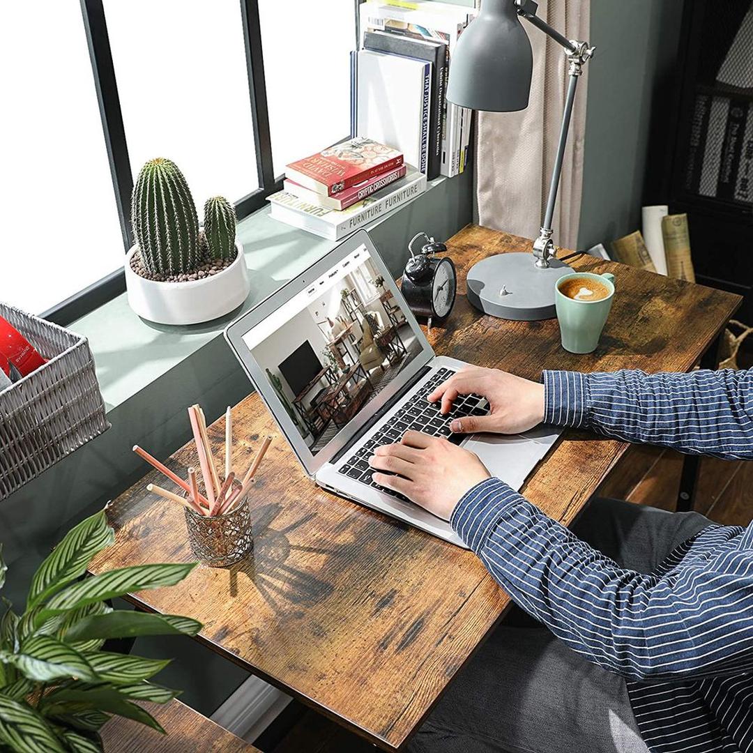 Kompakt Computerbord 50 × 100 × 75 cm – Smalt Skrivebord til Hjemmearbejde – produktvisning 4 | Noreva Home