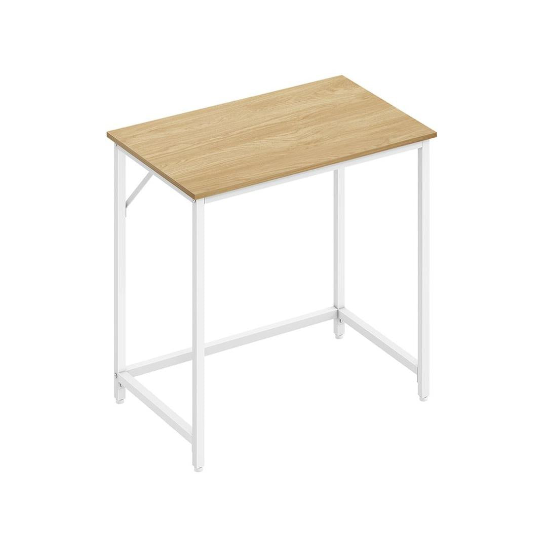 Kompakt Skrivebord med Metalramme – 50 × 80 × 76 cm – Solid Bordplade til Hjemmearbejde og Studie – produktvisning 3 | Noreva Home