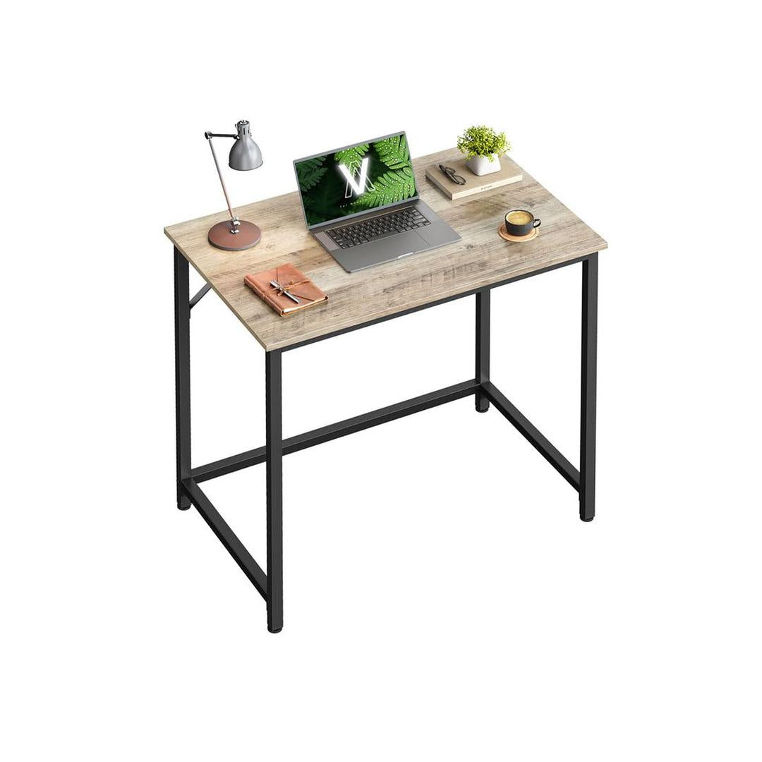 Kompakt Skrivebord med Metalramme – 50 × 80 × 76 cm – Solid Bordplade til Hjemmearbejde og Studie – produktvisning 4 | Noreva Home