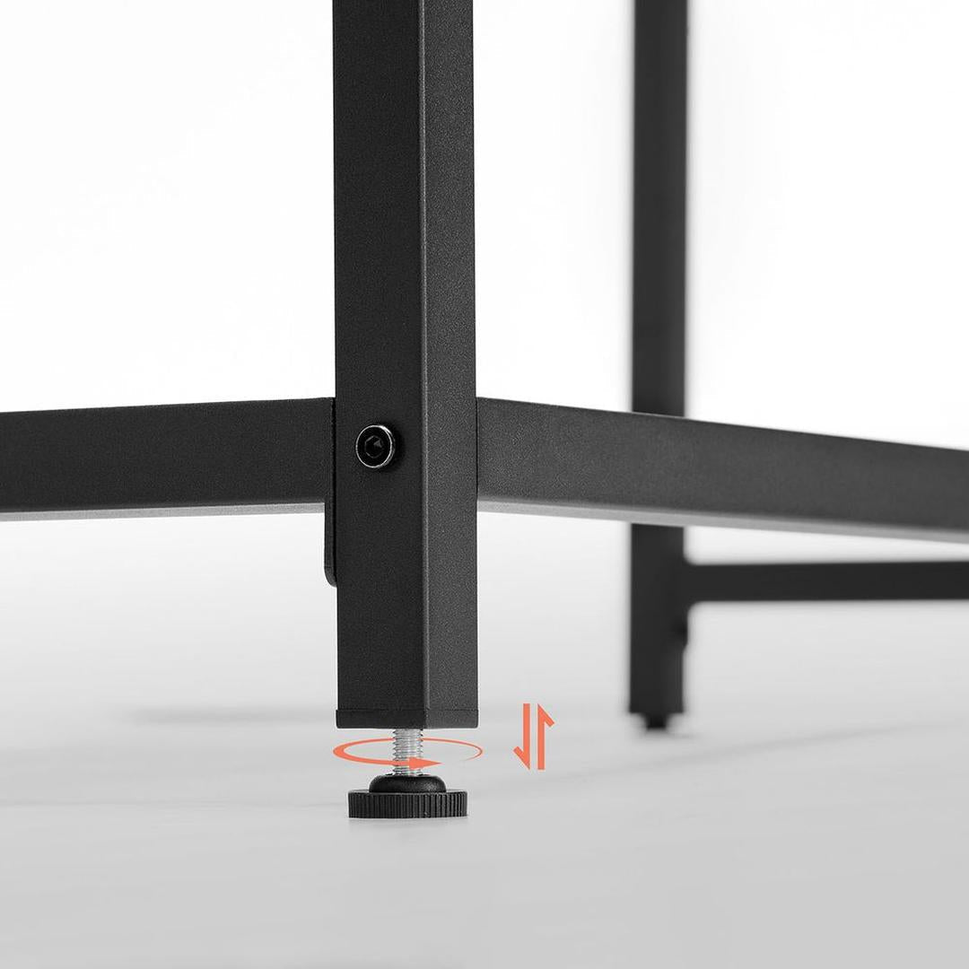 Kompakt Skrivebord med Metalramme – 50 × 80 × 76 cm – Solid Bordplade til Hjemmearbejde og Studie – produktvisning 13 | Noreva Home