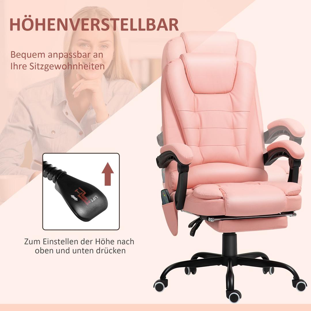 Kontorstol med Massagefunktion – 7 Massagepunkter – produktvisning 8 | Noreva Home